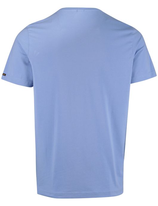 PME Legend t-shirt blauw effen korte mouw