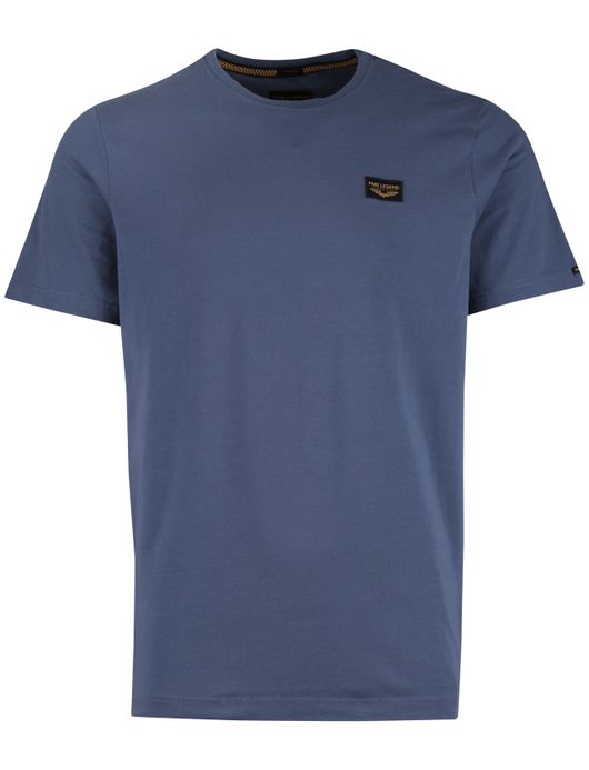 PME Legend donkerblauw t-shirt effen korte mouw
