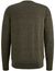 PME Legend Trui donker groen katoen patroon ronde hals