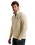 PME Legend Trui creme katoen patroon half zip