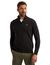PME Legend Trui zwart katoen patroon half zip