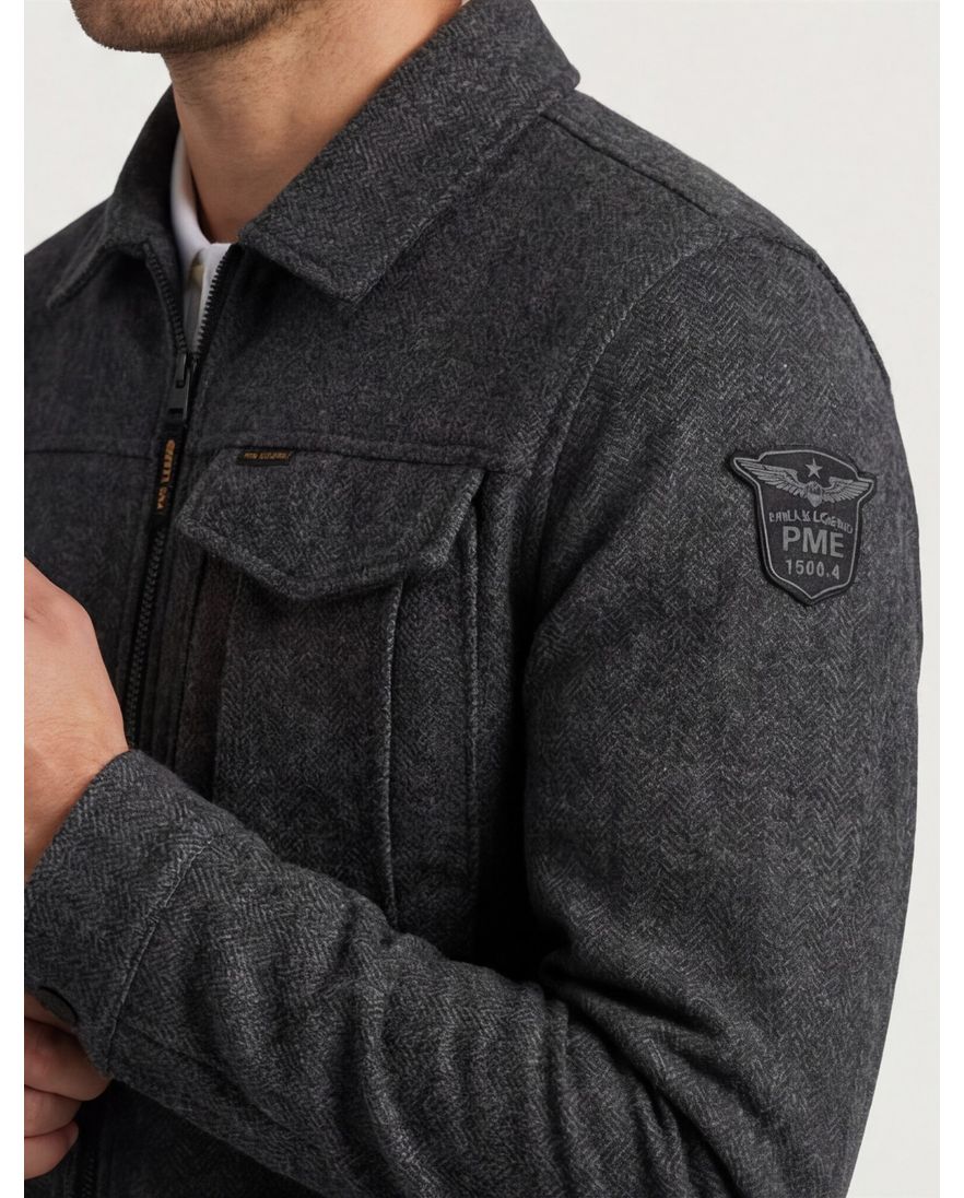 grijs vest Pme legend met borstzak