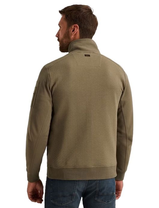 PME Legend Vest Groen jacquard katoen