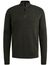 Vanguard Trui Grijs Half Zip zwarte rits opstaande kraag