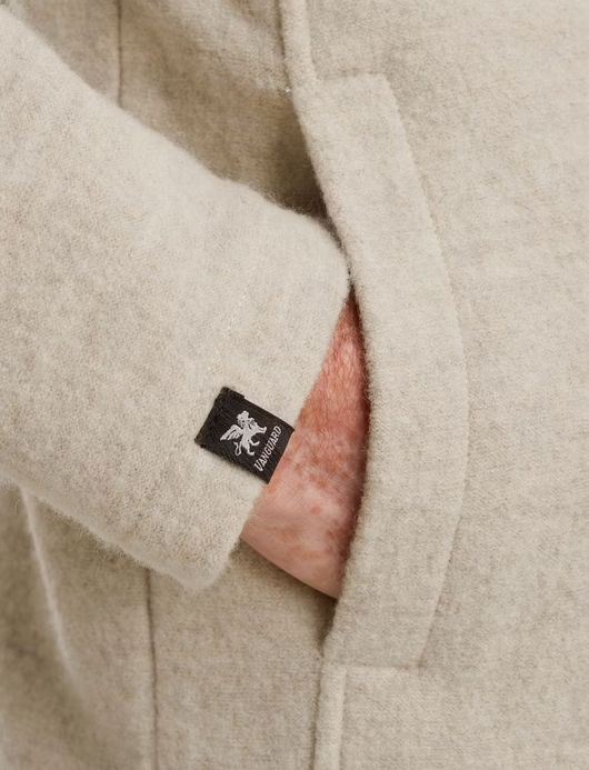Vanguard Vest Beige knopen merinowol
