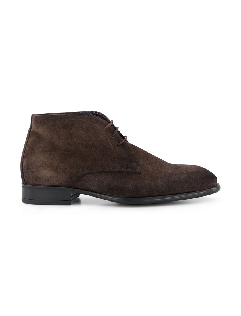 veterschoen Giorgio donkerbruin suede