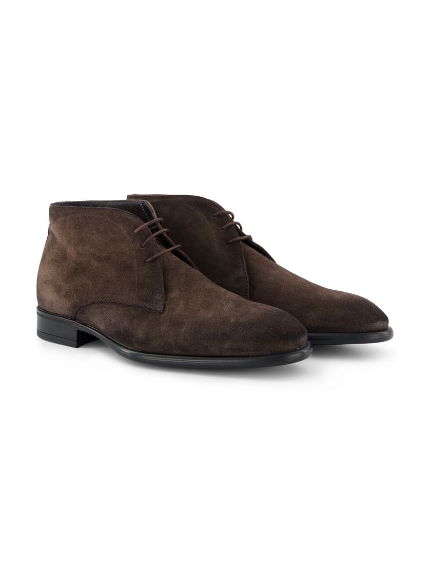veterschoen Giorgio donkerbruin suede