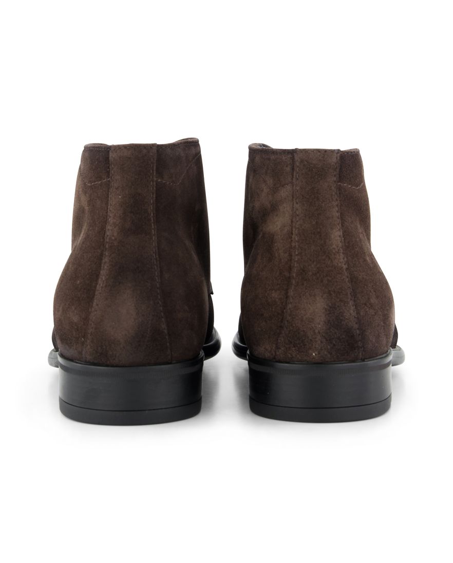 Giorgio veterschoen donkerbruin suede