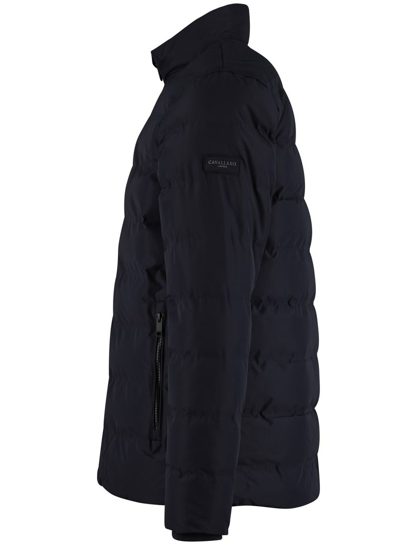 Jas Cavallaro Cesario gewatteerde navy waterafstotend effen