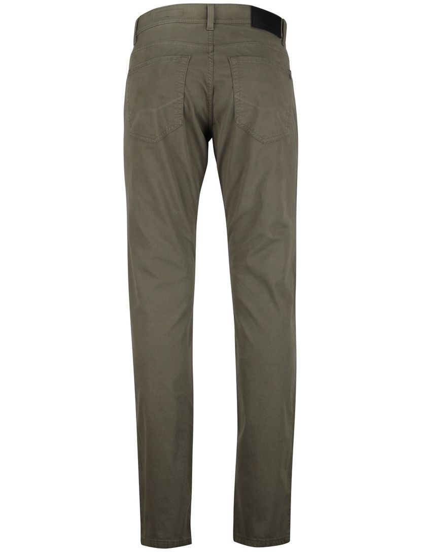 Pierre cardin groen broek effen katoen