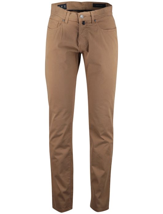 Pierre cardin beige katoen effen broek