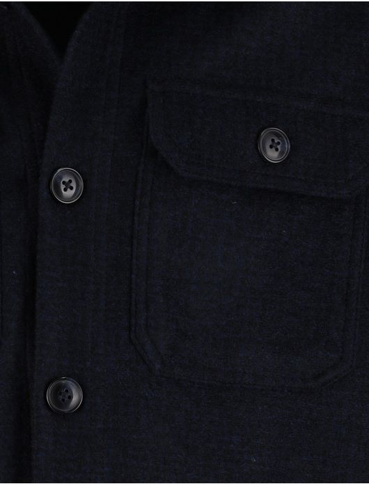 Overshirt donkerblauw Cavallaro