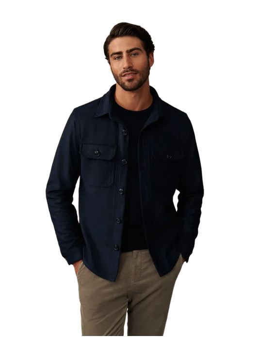 Overshirt donkerblauw Cavallaro