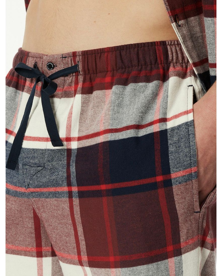 Schiesser pyjama geruit rood