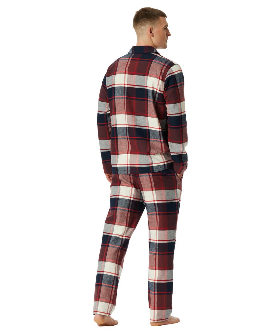 Schiesser pyjama geruit rood