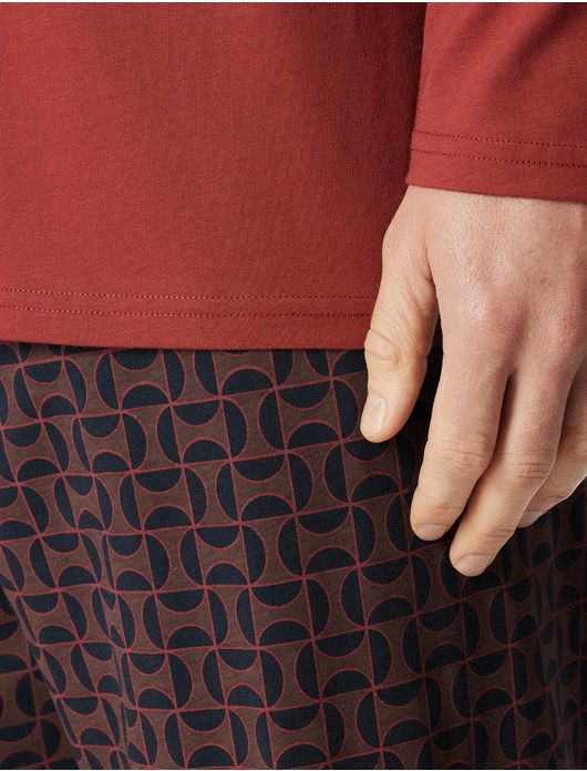 pyjama rood Schiesser