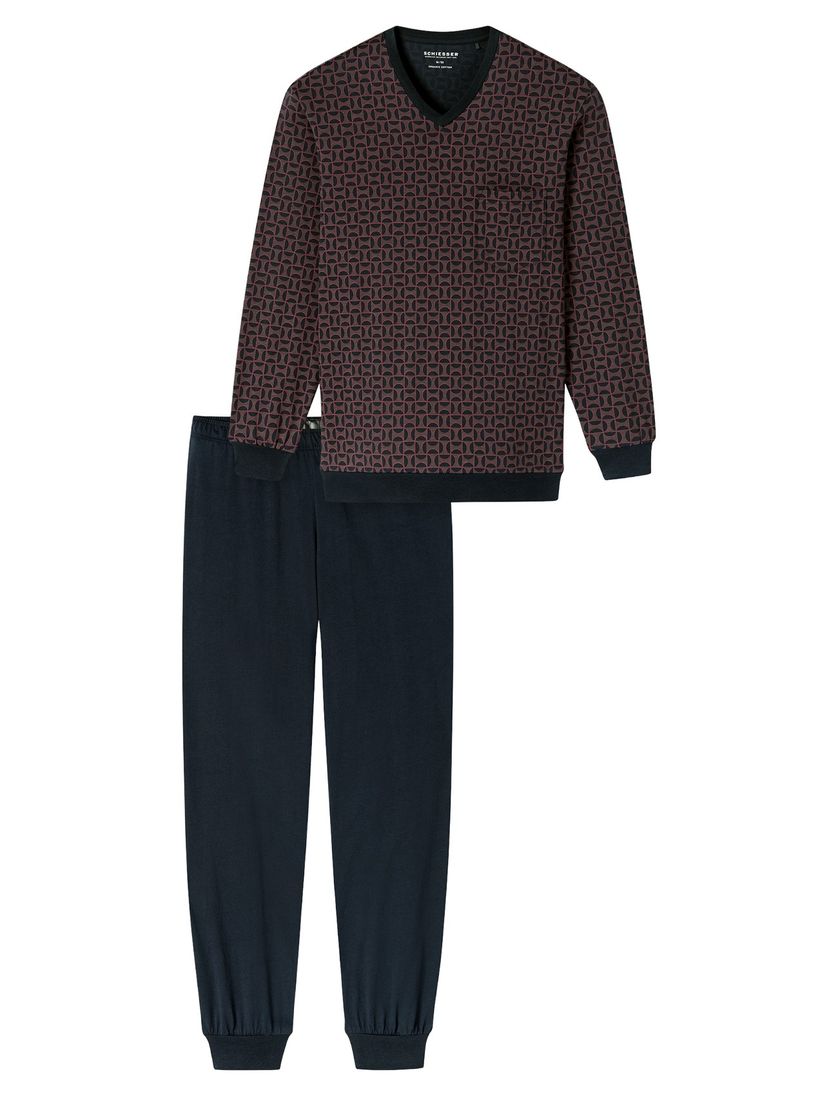 rode pyjama Schiesser