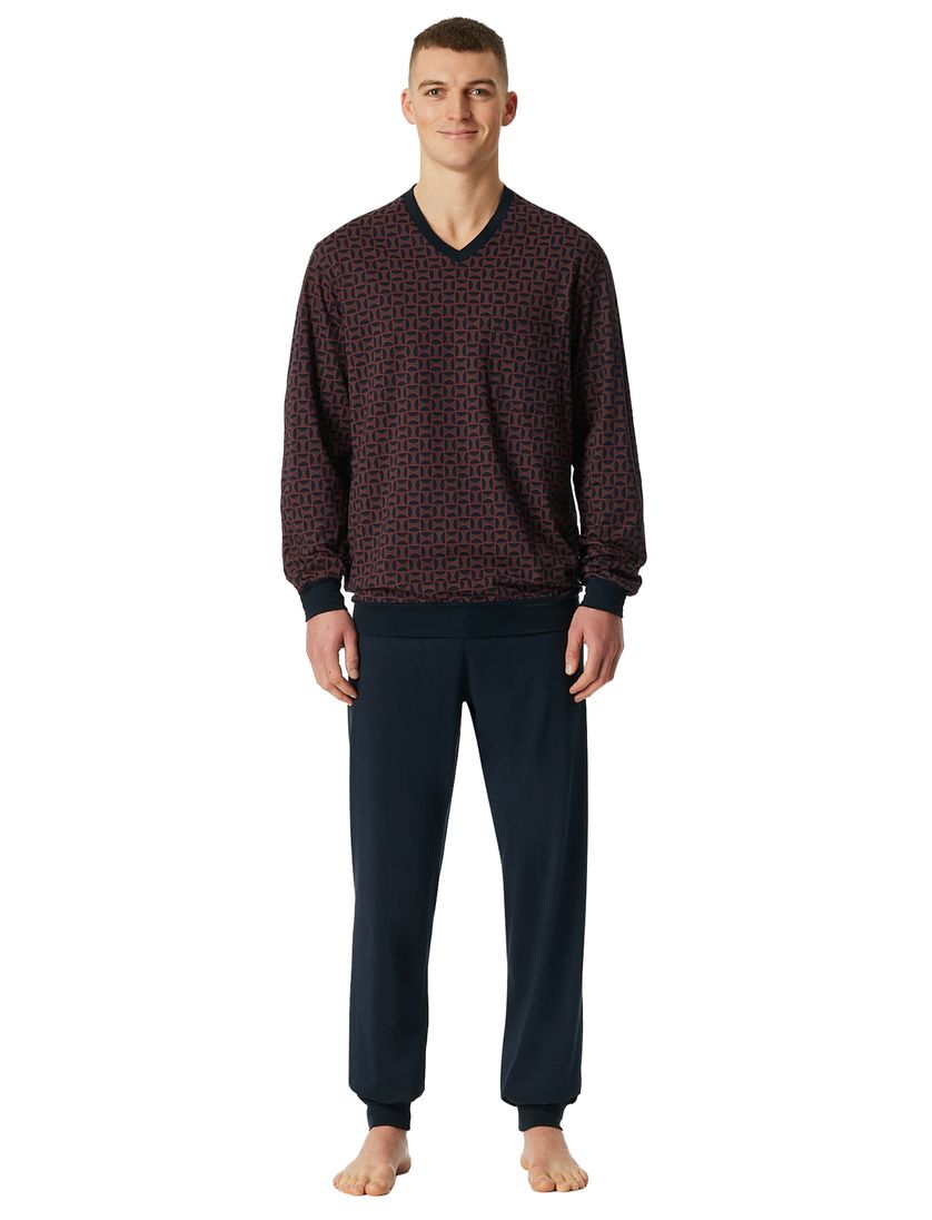 rode pyjama Schiesser