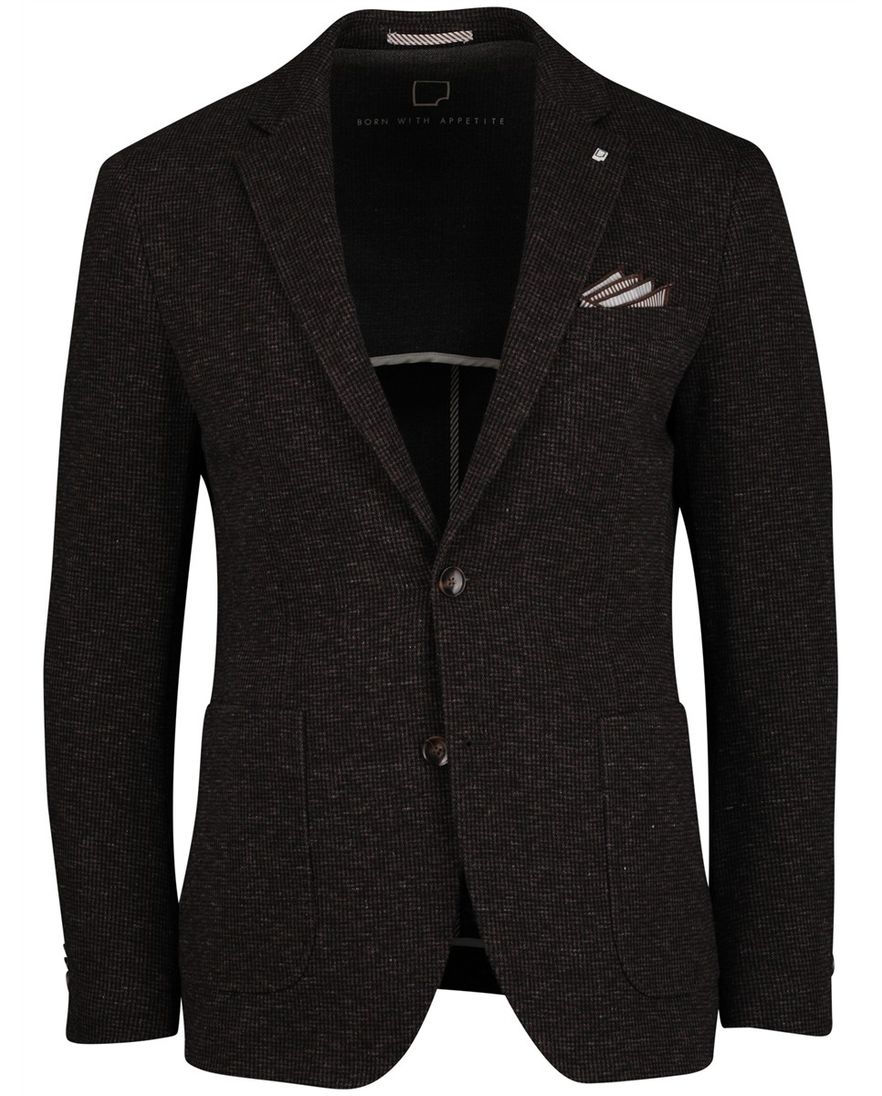 Born with Appetite Colbert Bruin gemeleerd katoen