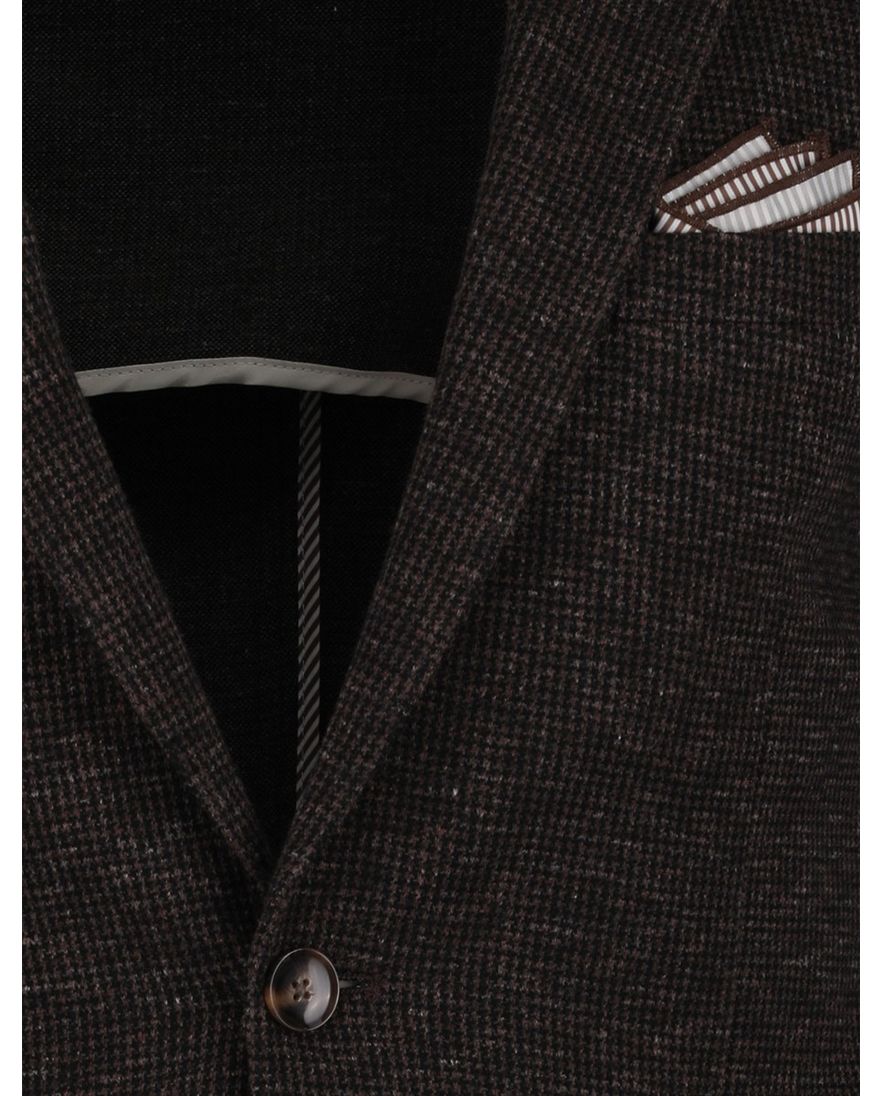 Born with Appetite Colbert Bruin gemeleerd katoen