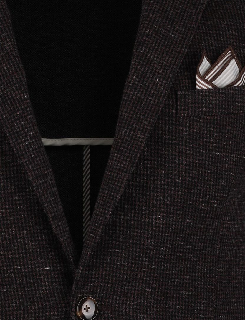 Colbert Born with Appetite bruin bordeaux katoen gemeleerd