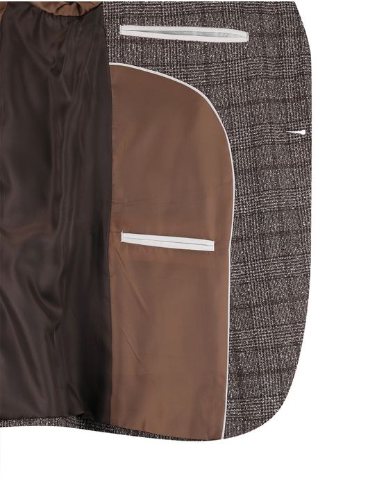 Scotland Blue Colbert bruin geruit borstzak