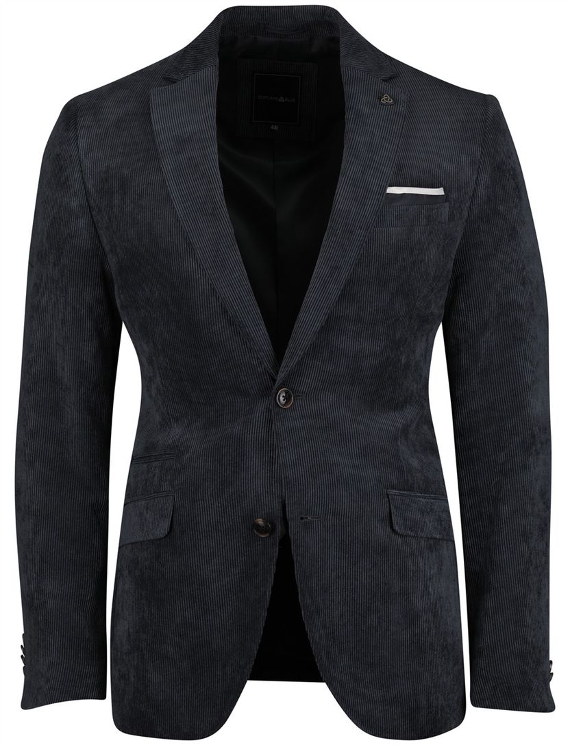 Colbert Scotland Blue donkerblauw Corduroy vier zakken