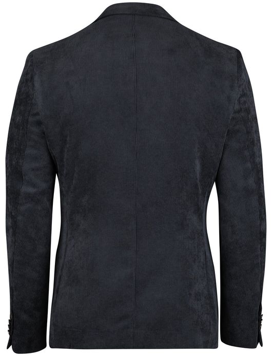 Scotland Blue Colbert donkerblauw vier zakken corduroy