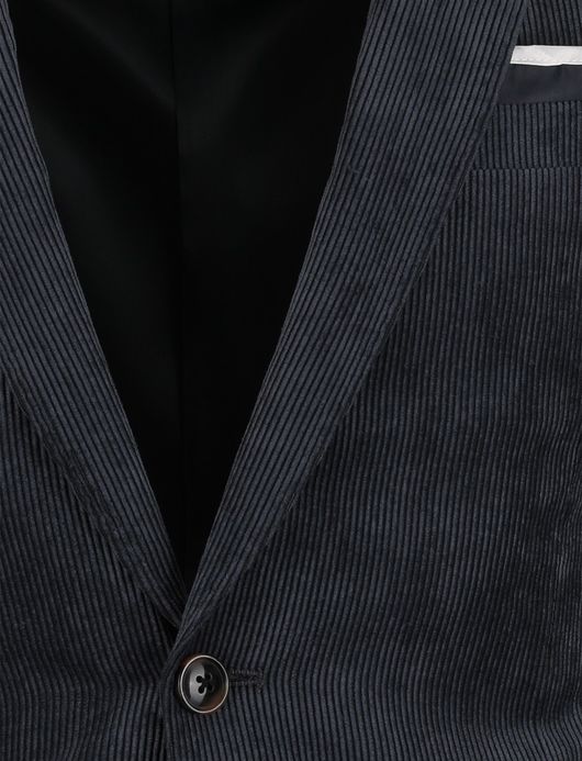 Scotland Blue Colbert donkerblauw vier zakken corduroy