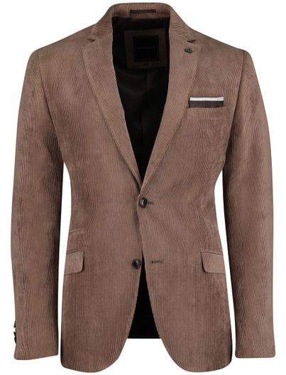 Scotland Blue Colbert Scotland Blue Beige Corduroy vier zakken