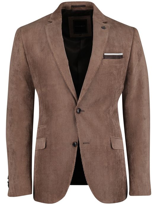 Scotland Blue Colbert Beige Corduroy vier zakken