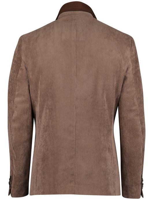 Scotland Blue Colbert Beige Corduroy vier zakken