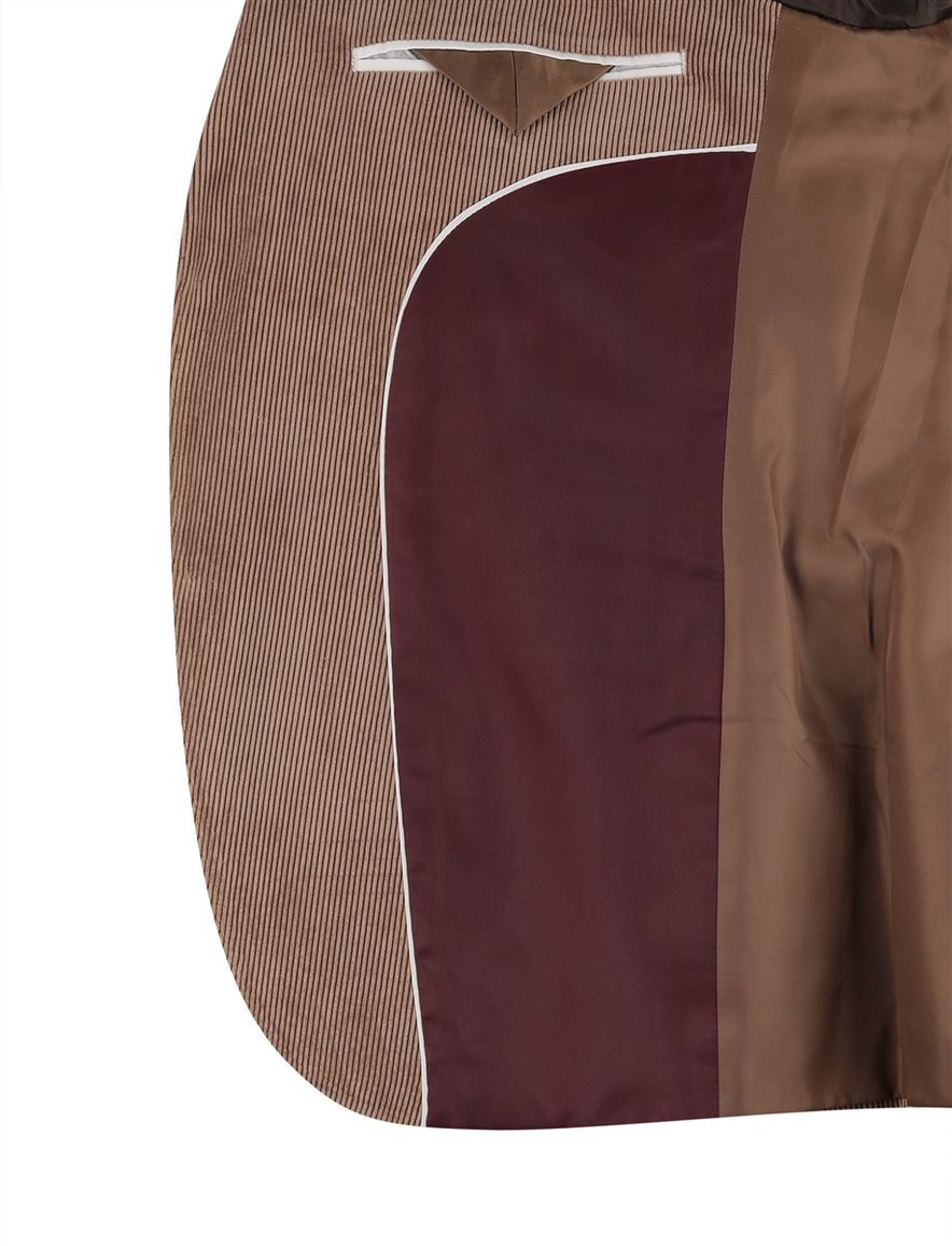 Scotland Blue Colbert Beige Corduroy vier zakken