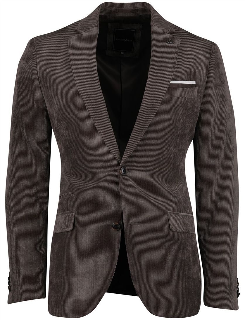 Colbert Scotland Blue Bruin Corduroy vier zakken