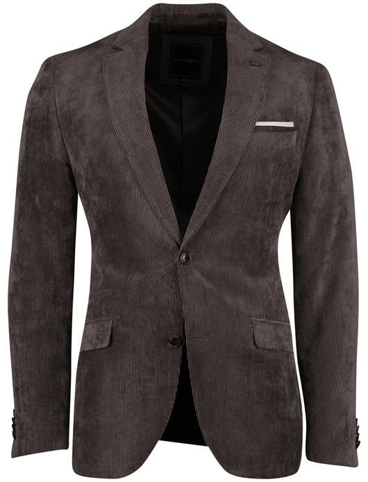 Scotland Blue Colbert Bruin Corduroy vier zakken