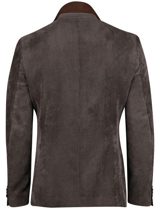 Scotland Blue Colbert Bruin Corduroy vier zakken