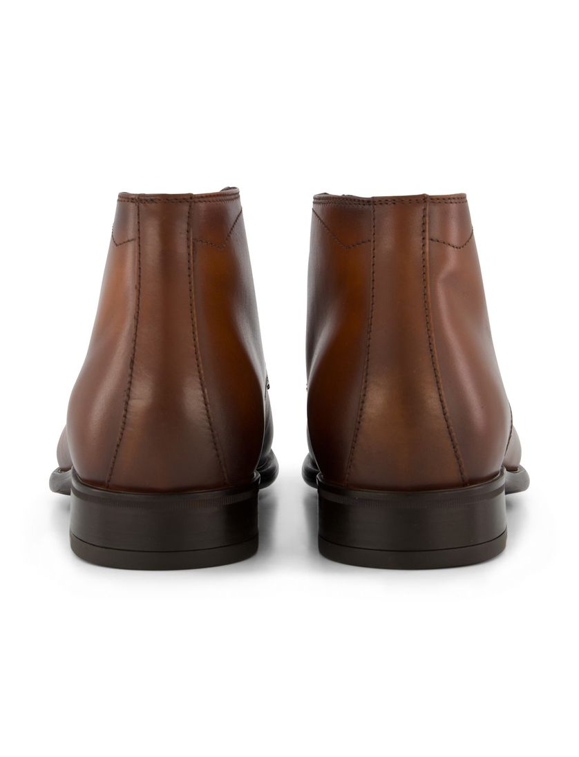 Giorgio veterschoen effen leer bruin