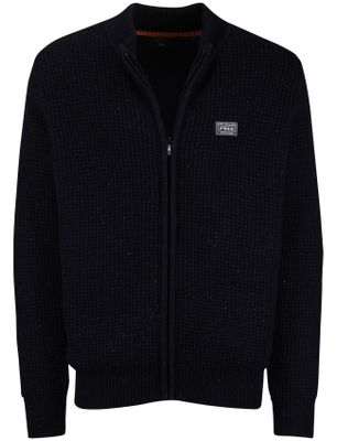 New Zealand New Zealand vest effen navy wol normale fit