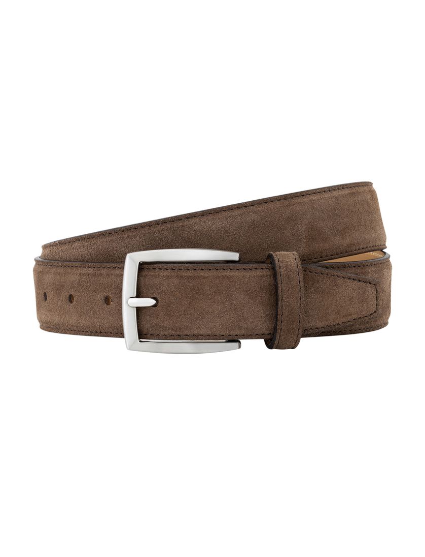 Riem Lindenmann suède donkerbruin