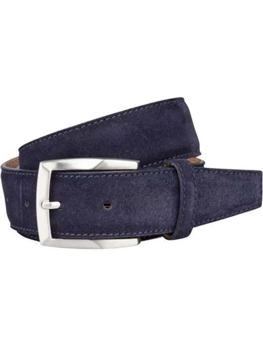 Lindenmann riem leer donkerblauw