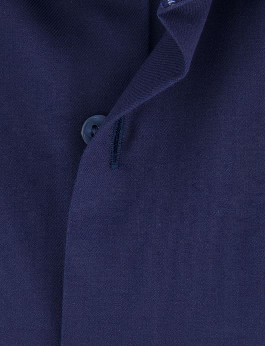 Olymp level 5 body fit overhemd donkerblauw