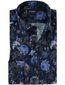 Olymp modern fit overhemd donkerblauw print