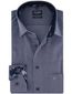 Olymp overhemd navy geprint normale fit