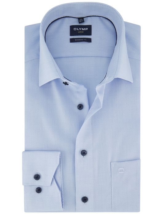 Olymp overhemd modern fit lichtblauw