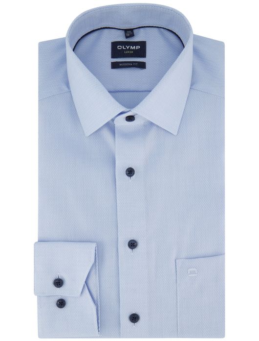 Olymp overhemd modern fit lichtblauw
