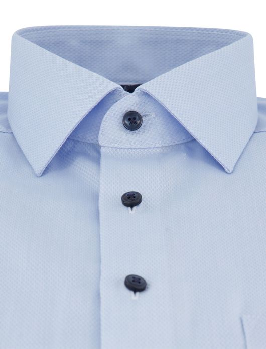 Olymp overhemd lichtblauw modern fit effen