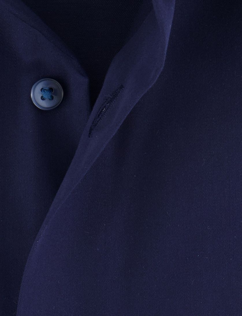 Olymp overhemd effen navy modern fit