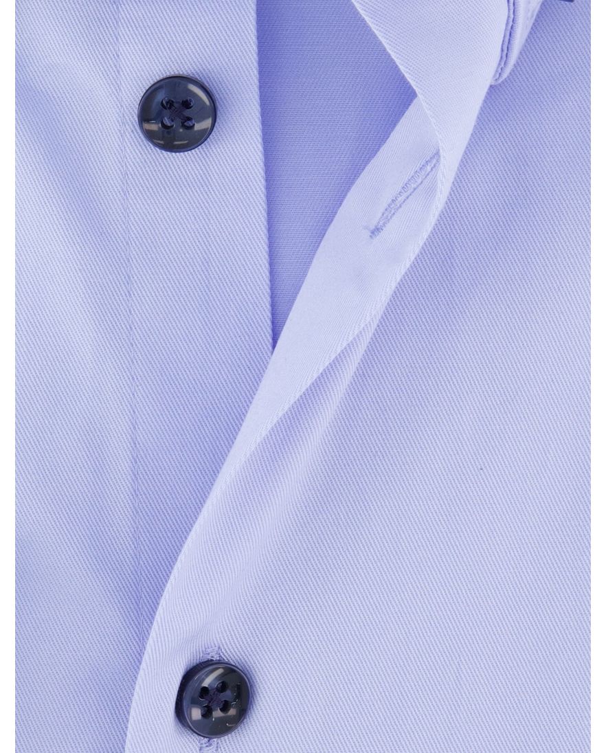 Ledub overhemd lichtblauw effen modern fit