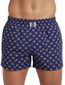 Deal katoenen boxershort print donkerblauw