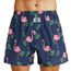 donkerblauwe boxershort Deal flamingo print